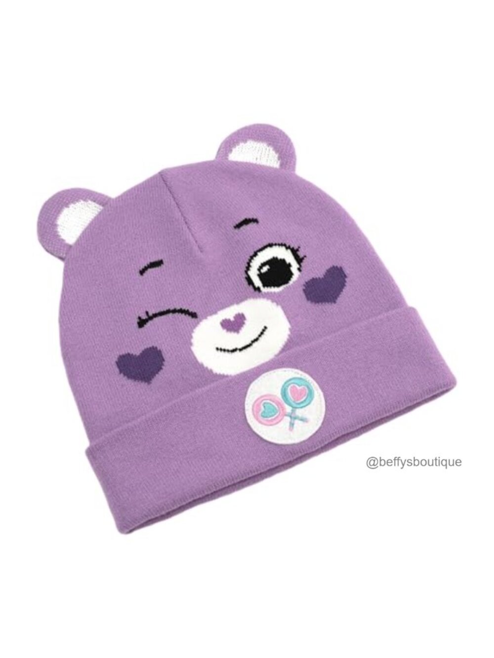 Care Bears Knit Beanie Soft Embroidered Unisex Winter Hat